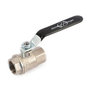 Шаровой кран General Fittings 1 1/1″ ВВ прямой, латунь (7100L1N141400A)