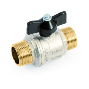 Шаровой кран General Fittings 1″ НН прямой, латунь (7100M3N101000A)