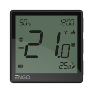 Терморегулятор Engo беспроводной, черный (EONEBATB)