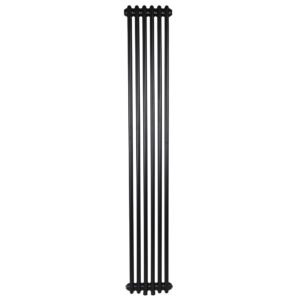 Дизайнерский радиатор Warm Well Column 2 1800x290 вертикальный, черный матовый (CL218029MB)