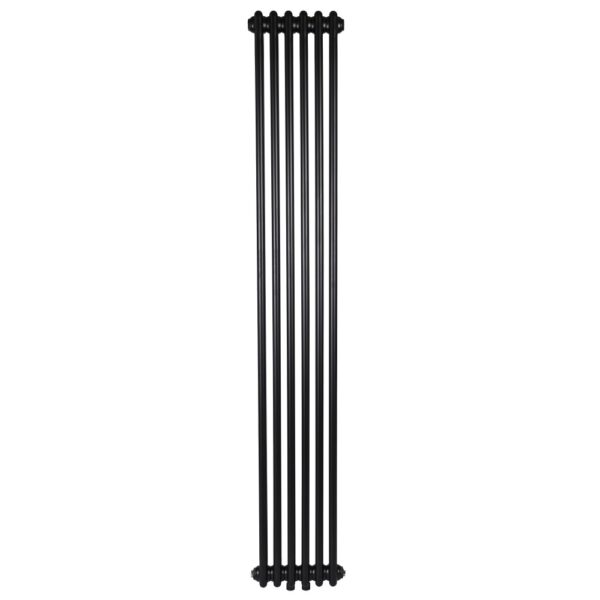 Дизайнерский радиатор Warm Well Column 2 1800x290 вертикальный, черный матовый (CL218029MB)