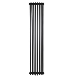 Дизайнерский радиатор Warm Well Column 2 1800x380 вертикальный, черный матовый (CL218038MB)