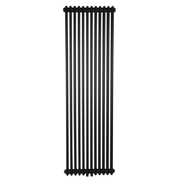 Дизайнерский радиатор Warm Well Column 2 1800x560 вертикальный, черный матовый (CL218056MB)