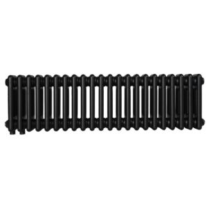 Дизайнерский радиатор Warm Well Column 3 300x1010 горизонтальный, черный матовый (CL303010MB)