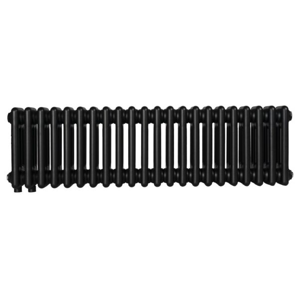 Дизайнерский радиатор Warm Well Column 3 300x1010 горизонтальный, черный матовый (CL303010MB)