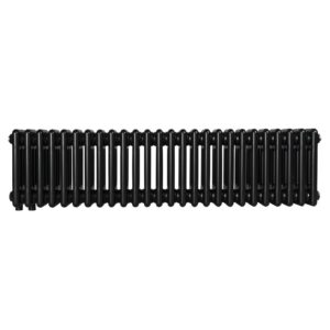 Дизайнерский радиатор Warm Well Column 3 300x1190 горизонтальный, черный матовый (CL303011MB)