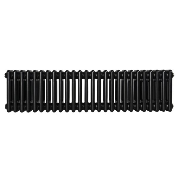 Дизайнерский радиатор Warm Well Column 3 300x1190 горизонтальный, черный матовый (CL303011MBS)