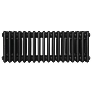 Дизайнерский радиатор Warm Well Column 3 300x830 горизонтальный, черный матовый (CL303083MBS)