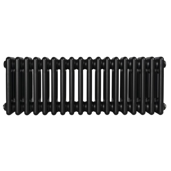 Дизайнерский радиатор Warm Well Column 3 300x830 горизонтальный, черный матовый (CL303083MBS)