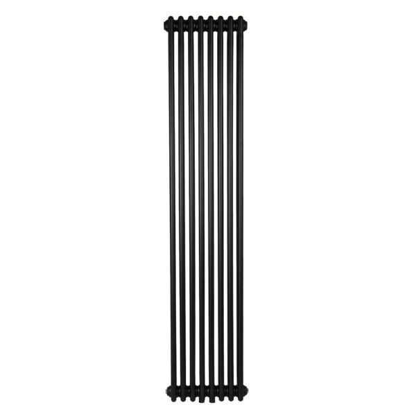 Дизайнерский радиатор Warm Well Column 3 1800x380 вертикальный, черный матовый (CL318038MB)