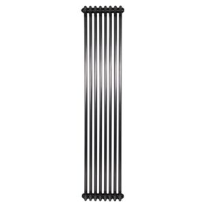 Дизайнерский радиатор Warm Well Column 2 1800x380 вертикальный, черный (CL318038RM)