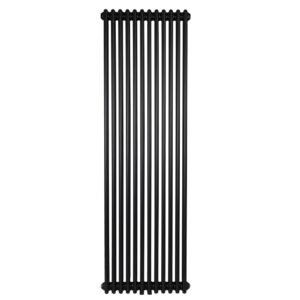 Дизайнерский радиатор Warm Well Column 3 1800x560 вертикальный, черный матовый (CL318056MB)