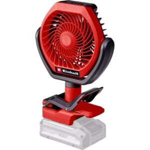 Портативный вентилятор Einhell GC-CF 18/110 Li 18 Вт с клипсой, электронный, красный (3408061)