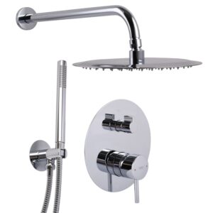 Душевая система TOPAZ Loft скрытого монтажа, латунь, хром (TLF 32205-H39-C)