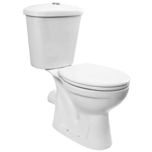 Унитаз компакт Pearl Verona 650x360 овальный, с сиденьем, белый (CT-VHB-PP)