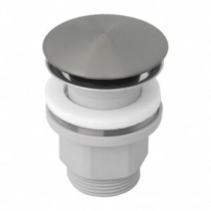 Донный клапан Omnires 1 1/4″ для раковины, серый матовый (A64IN)