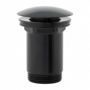 Донный клапан Omnires 1 1/4″ для раковины, черный матовый (A706BL)