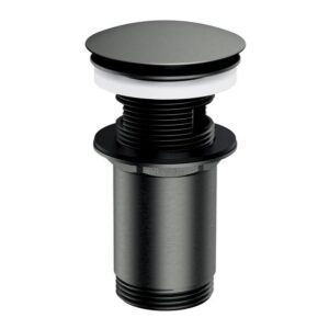 Донный клапан Omnires 1 1/4″ для раковины, черный матовый (A706GR)