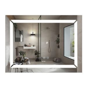 Зеркало для ванной комнаты Mixxus LIGHT MR01-80x60 прямоугольное, с LED-подсветкой Touch