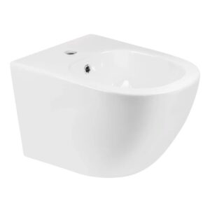 Биде подвесное Mixxus Ellipse 520х360 овальное, без сиденья, белое (MI6714)