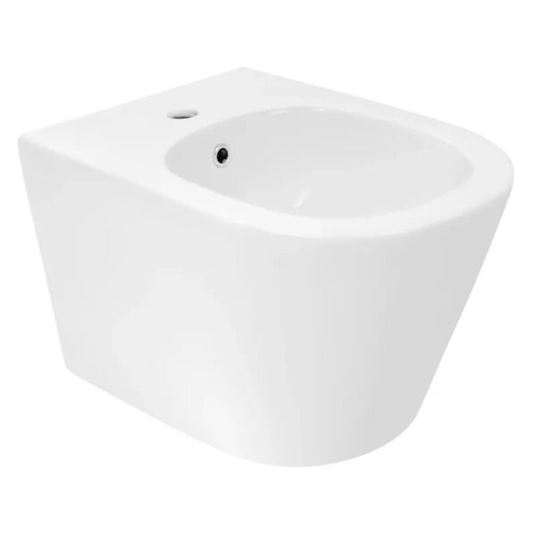 Биде подвесное Mixxus Bevel 520х360 овальное, без сиденья, белое (MI6715)
