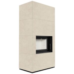 Камин на дровах Kratki FLOKI BOX 8 кВт керамогранит, fokos sale