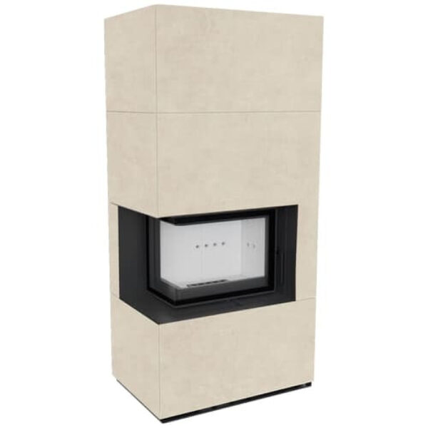 Камин на дровах Kratki FLOKI BOX L 8 кВт керамогранит, fokos sale