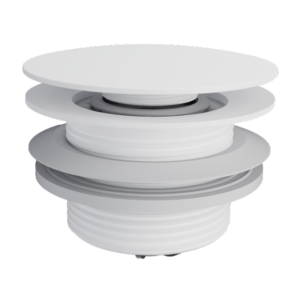 Донный клапан Excellent 1/2″ для ванны, белый (ARIN.3485.01WH)