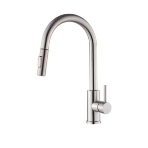 Смеситель для кухни VBI Flusso однорычажный, никель матовый (VBI-055000NI)