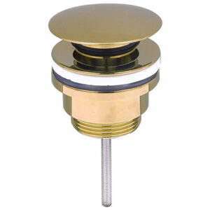 Донный клапан VBI 1 1/4″ для раковины, золото (VBI-059000GL)