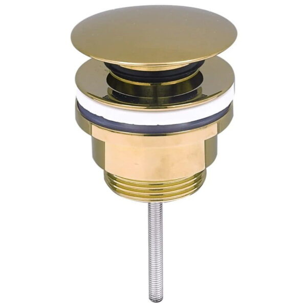Донный клапан VBI 1 1/4″ для раковины, золото (VBI-059000GL)