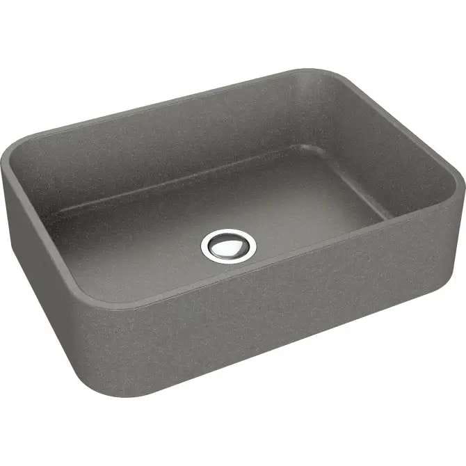 TP-11B.CS000.90A.0010A_0 Раковина накладная Axis Cres E 500x370 прямоугольная, графит (11B.CS000.90A.0010A)