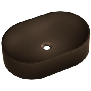Умывальник накладной Axis Olib 600x400 овальный, коричневый матовый (11B.OBOXL.88A.0000B)
