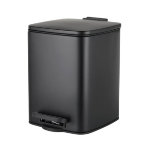 Ведра для мусора Zerix Kubix-TC0106 6 л с плавным закрытием, черный