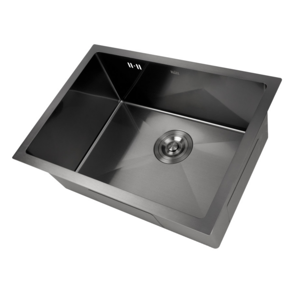Кухонная мойка Nett NB-5742U 570х420 врезная, прямоугольная, черная