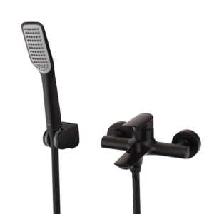 Смеситель для ванны Koer KB-40028-05 с коротким изливом, черный матовый