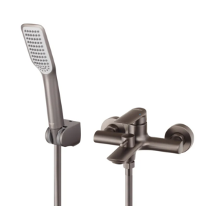 Смеситель для ванны Koer KB-40028-07 с коротким изливом, графит