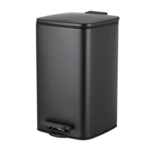 Ведра для мусора Zerix Kubix-TC0108 8 л с плавным закрытием, черный