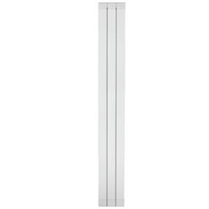 Алюминиевый радиатор Nova florida Aleternum Mior S 90/1200 боковое подключение, белый (3 секций в сборе) (88CA1403)