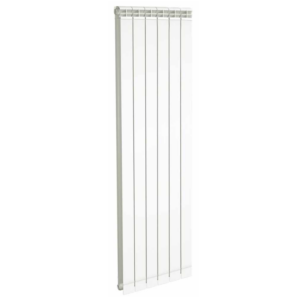 Алюминиевый радиатор Nova florida Aleternum Mior S 90/1200 боковое подключение, белый (6 секций в сборе) (88CA1406)