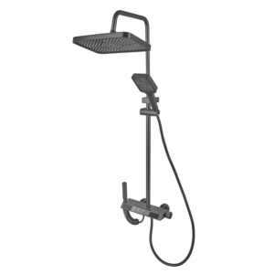 Душевая система Champion PBR-009-J с гигиеническим душем, алюминий, графит (CH6502)