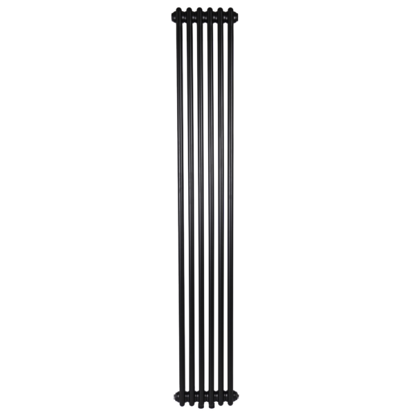 Дизайнерский радиатор Betatherm Column 2 1800×290 вертикальный, черный матовый