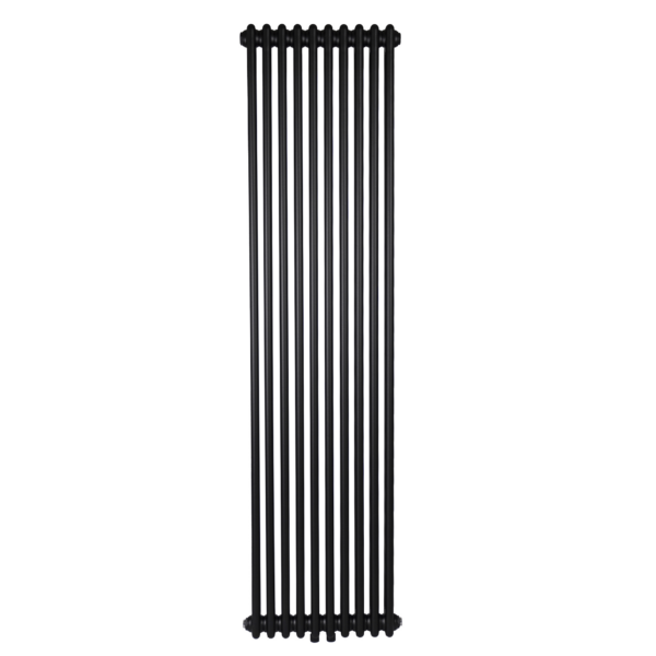 Дизайнерский радиатор Betatherm Column 2 1800×470 вертикальный, черный матовый