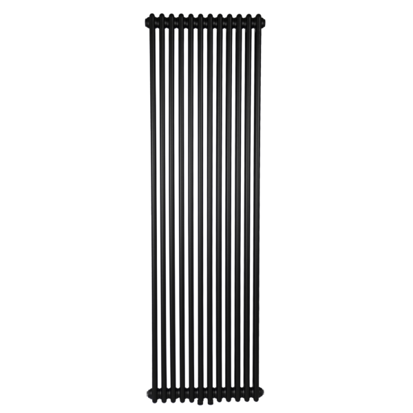 Дизайнерский радиатор Betatherm Column 2 1800×560 вертикальный, черный матовый