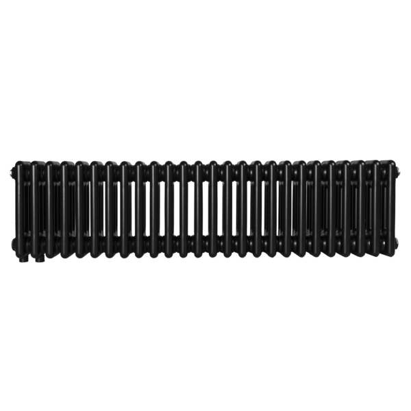Дизайнерский радиатор Betatherm Column 3 300х1190 горизонтальный, черный матовый