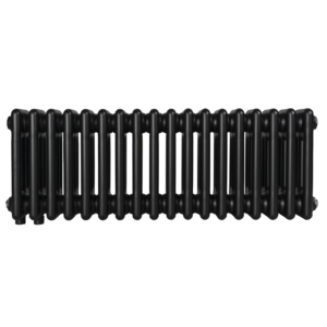 Дизайнерский радиатор Betatherm Column 3 300х830 горизонтальный, черный матовый