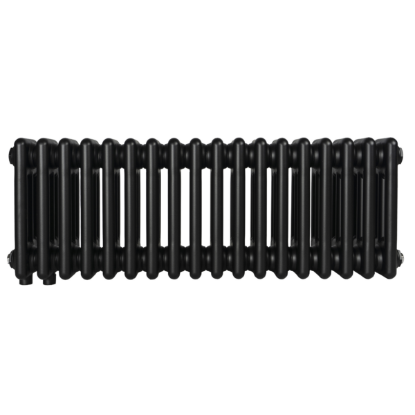 Дизайнерский радиатор Betatherm Column 3 300х830 горизонтальный, черный матовый