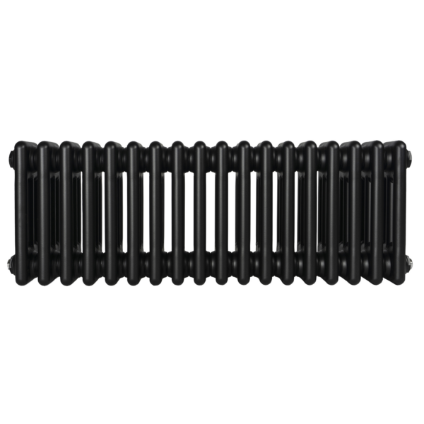 Дизайнерский радиатор Betatherm Column 3 300х830 горизонтальный, черный матовый