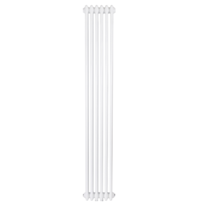 Дизайнерский радиатор Betatherm Column 3 1800×290 вертикальный, белый матовый