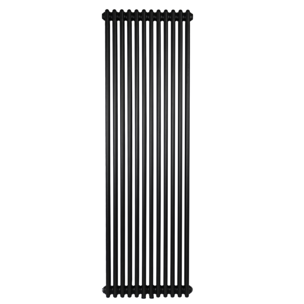 Дизайнерский радиатор Betatherm Column 3 1800×560 вертикальный, черный матовый